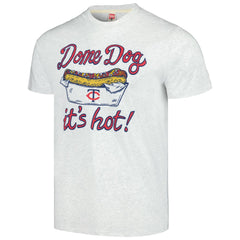 Minnesota Twins Homage Doodle Collection Dome Dog Tri-Blend T-Shirt Outlet
