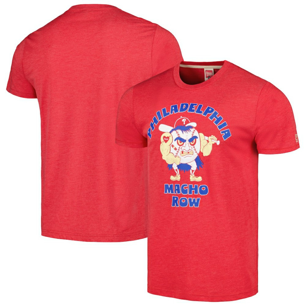 Philadelphia Phillies Homage Doodle Collection Macho Row Tri-Blend T-Shirt for sale