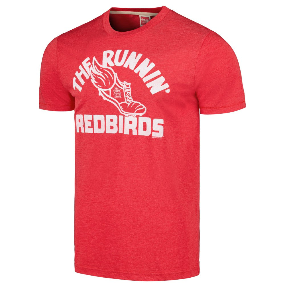 St. Louis Cardinals Homage Doodle Collection The Runnin' Redbirds Tri-Blend T-Shirt Discount