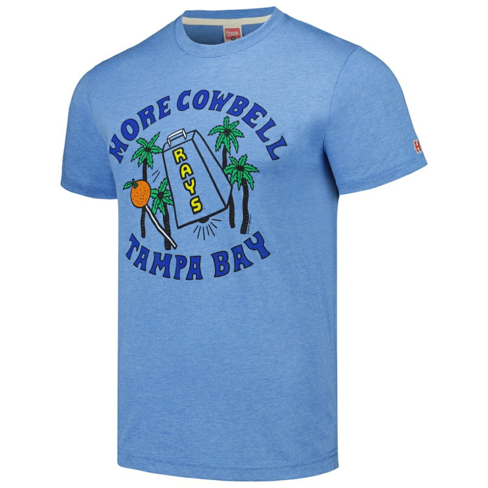Tampa Bay Rays Homage Doodle Collection More Cowbell Tri-Blend T-Shirt Near Me