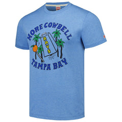 Tampa Bay Rays Homage Doodle Collection More Cowbell Tri-Blend T-Shirt Near Me