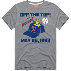 Texas Rangers Homage Doodle Collection Off the Top Tri-Blend T-Shirt Discount