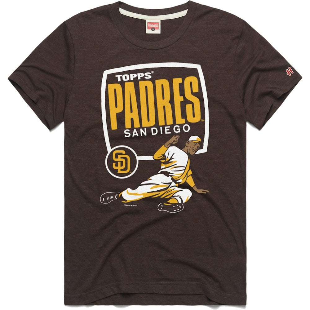 San Diego Padres Homage x Topps Tri-Blend T-Shirt for sale