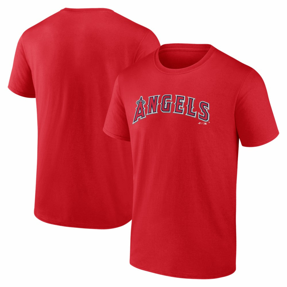 Los Angeles Angels Logo Athletic Wordmark T-Shirt for sale