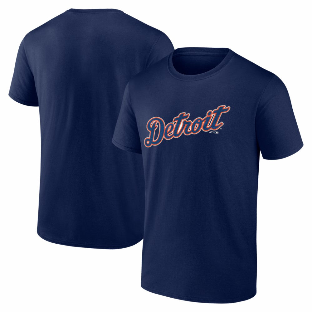 Detroit Tigers Logo Athletic Wordmark T-Shirt for sale