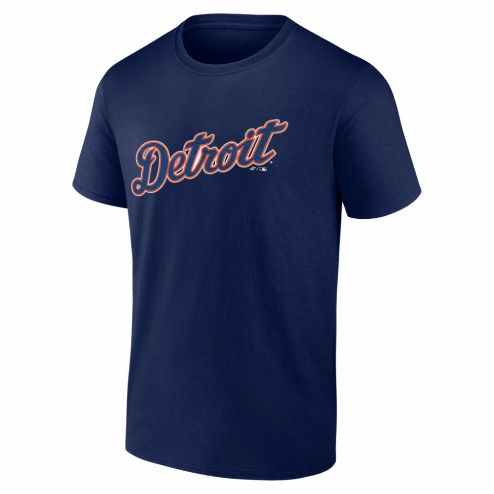Detroit Tigers Logo Athletic Wordmark T-Shirt for sale
