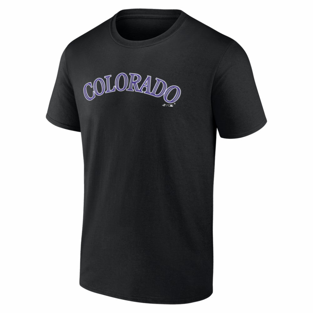 Colorado Rockies Logo Athletic Wordmark T-Shirt for sale