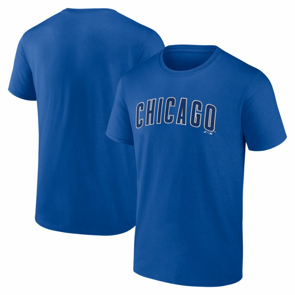 Chicago Cubs Logo Athletic Wordmark T-Shirt for sale
