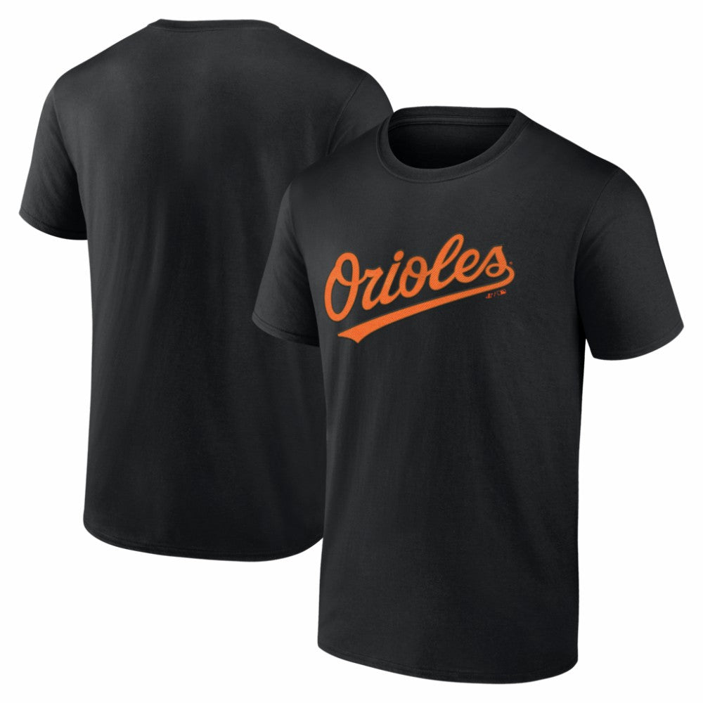 Baltimore Orioles Logo Athletic Wordmark T-Shirt for sale