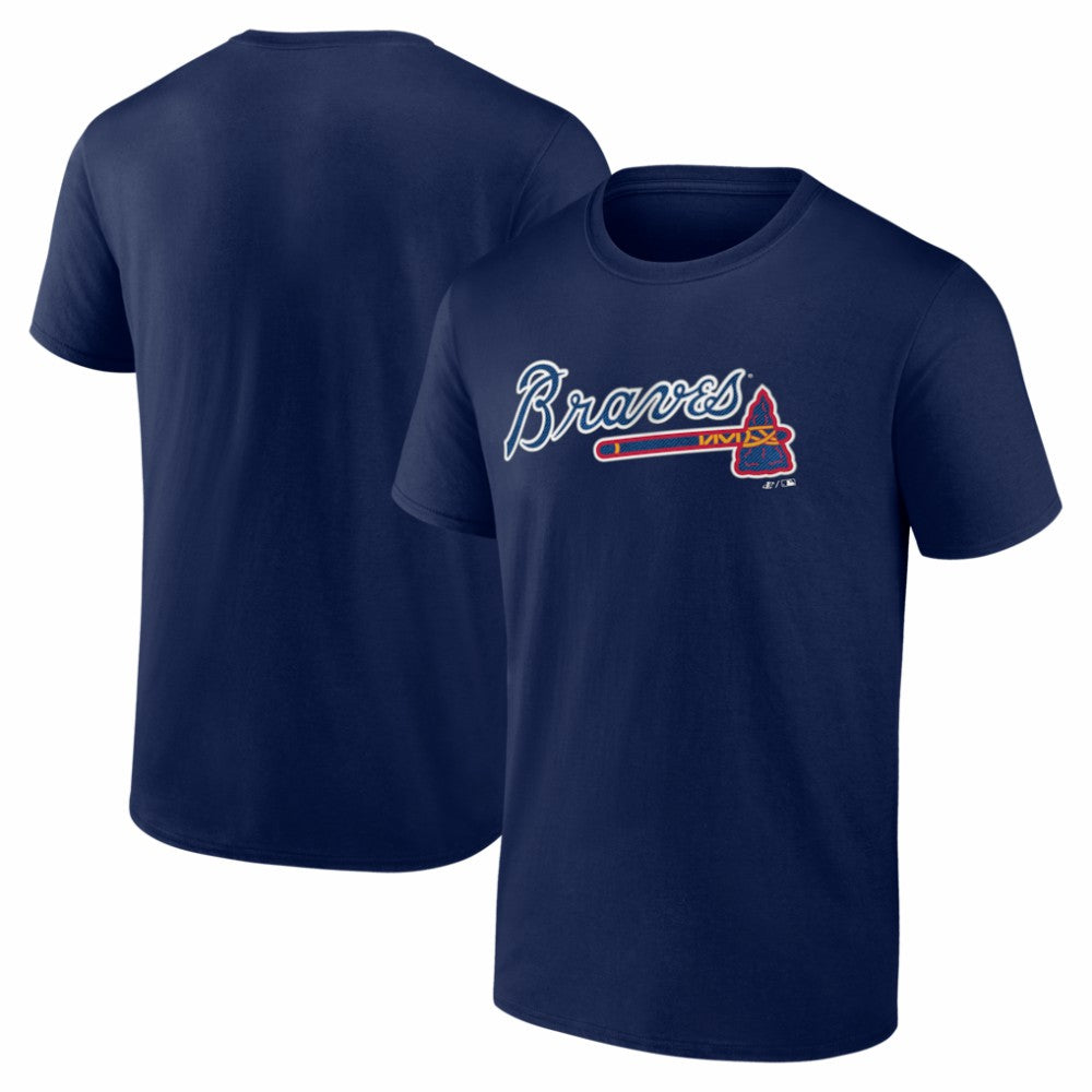 Atlanta Braves Logo Athletic Wordmark T-Shirt Online