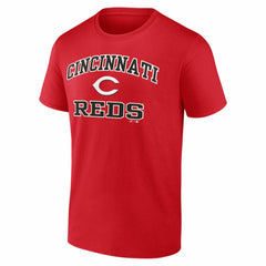 Cincinnati Reds Logo Athletic Heart and Soul T-Shirt Near Me