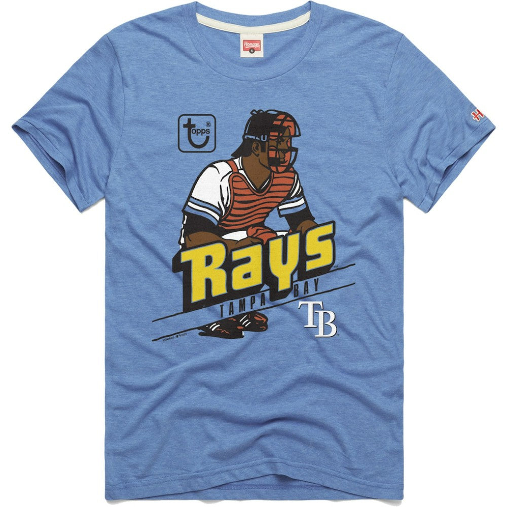 Tampa Bay Rays Homage x Topps Tri-Blend T-Shirt for sale