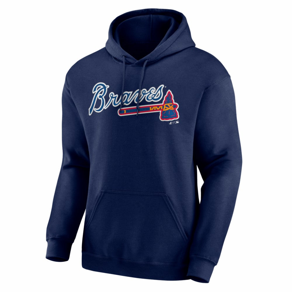 Atlanta Braves Logo Athletic Wordmark Hoodie Outlet