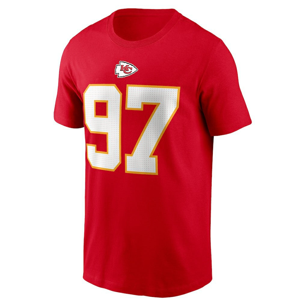 Felix Anudike-Uzomah Kansas City Chiefs Player Name & Number T-Shirt - Red - Nike