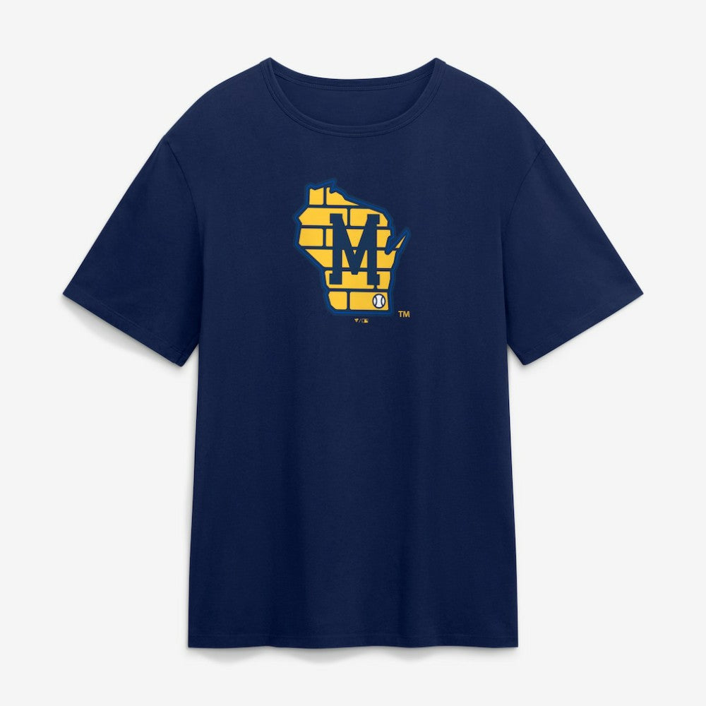 Milwaukee Brewers Fanatics Alternate Logo Legacy T-Shirt Discount