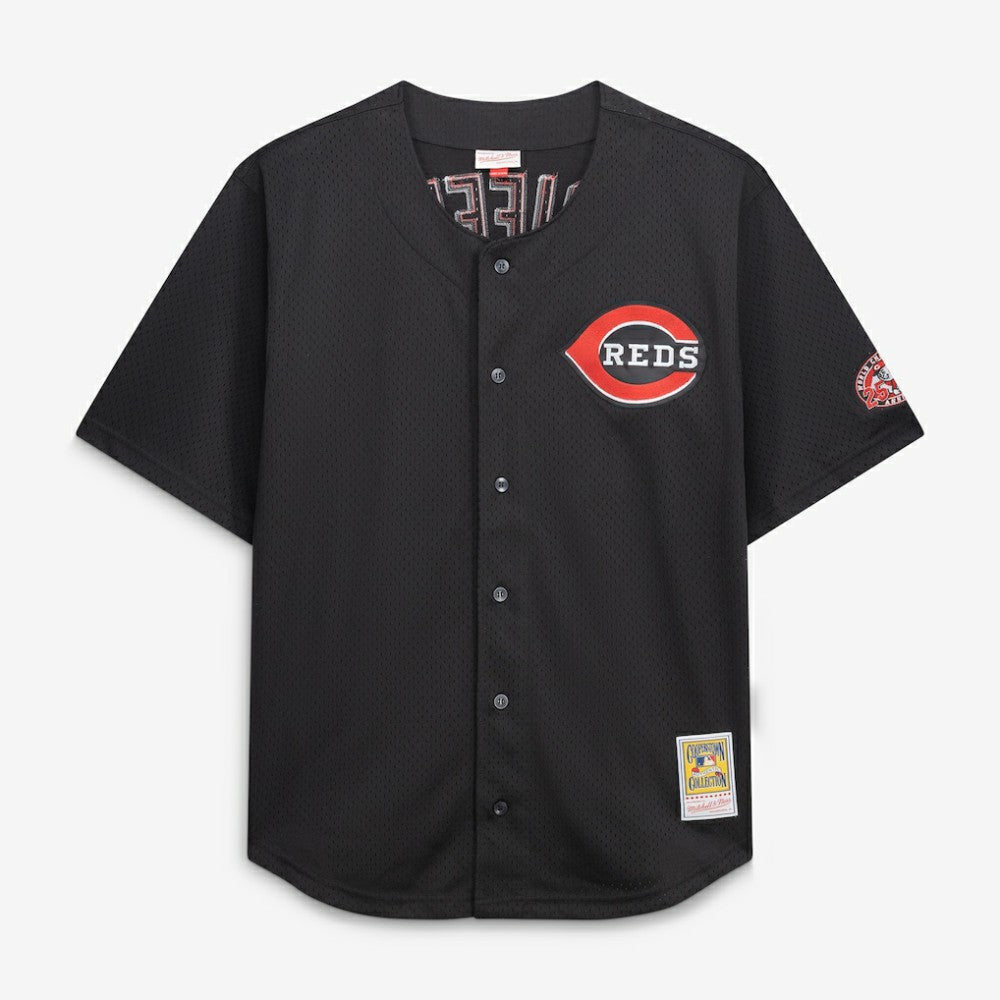 Ken Griffey Jr. Cincinnati Reds Mitchell & Ness Big & Tall Cooperstown Mesh Batting Practice Jersey for sale
