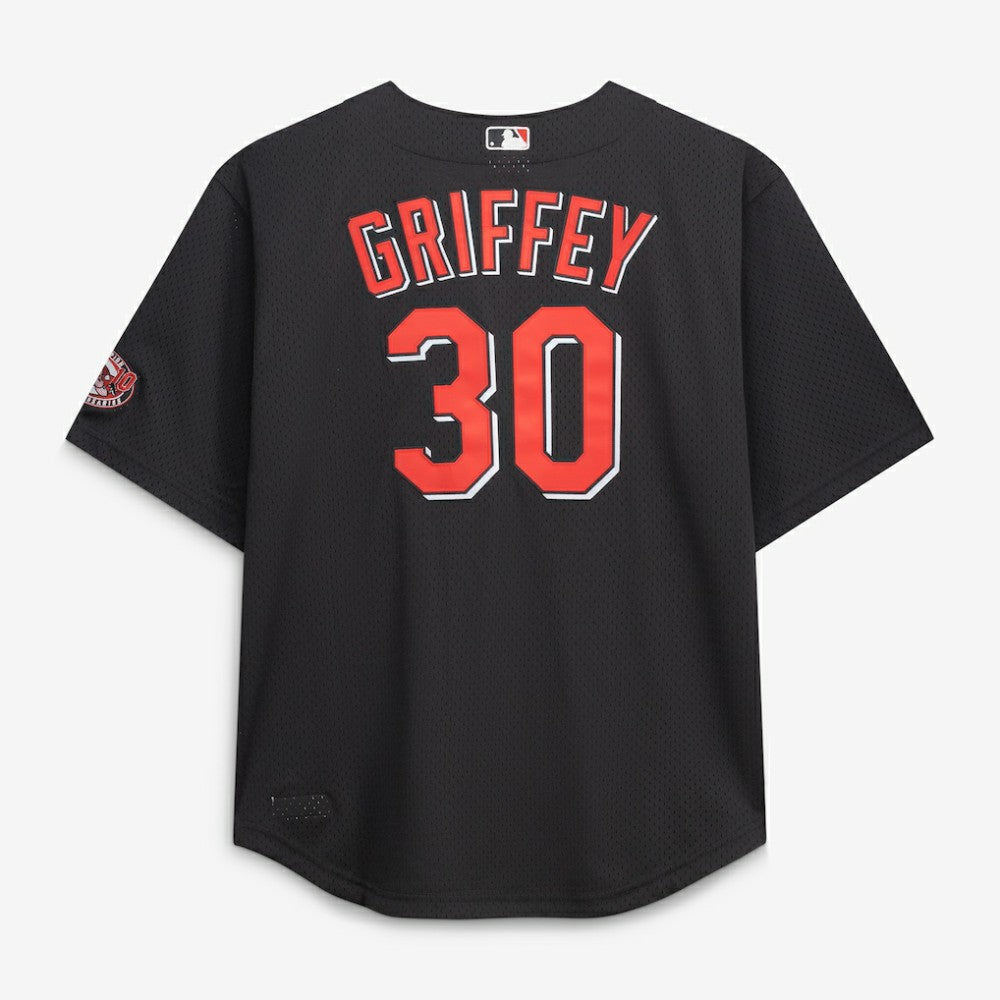 Ken Griffey Jr. Cincinnati Reds Mitchell & Ness Big & Tall Cooperstown Mesh Batting Practice Jersey for sale