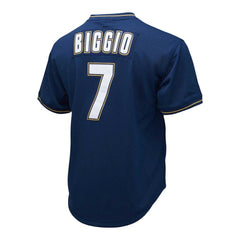 Craig Biggio Houston Astros Mitchell & Ness 1991 Cooperstown Collection Mesh Pullover Jersey Sale