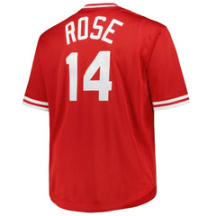 Pete Rose Cincinnati Reds Mitchell & Ness 1984 Cooperstown Collection Mesh Pullover Jersey Discount