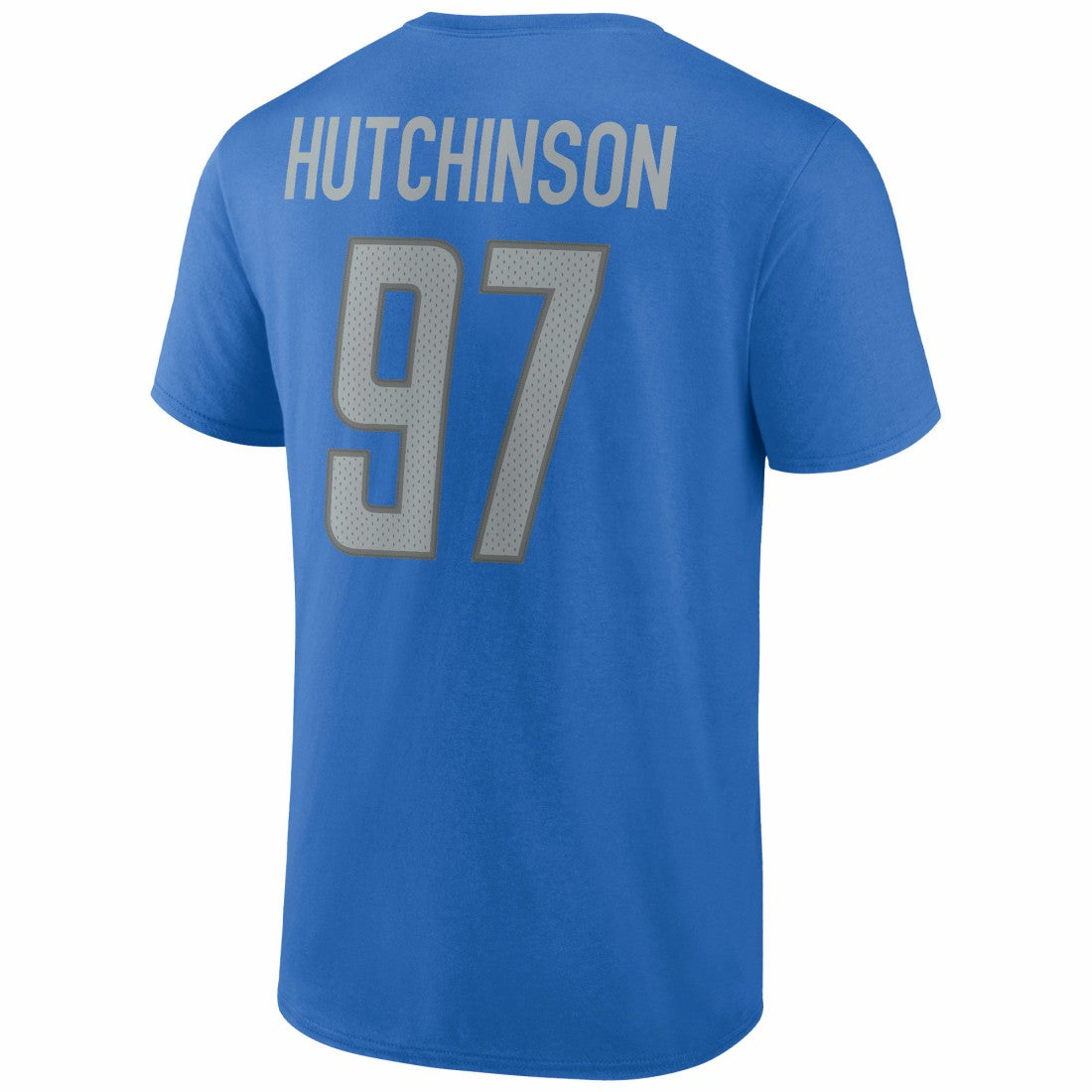 Aidan Hutchinson Detroit Lions Player Icon Name & Number T-Shirt - Blue - Fanatics