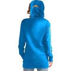 Los Angeles Chargers G-III 4Her by Carl Banks Women's Extra Inning Pullover Hoodie - Powder Blue - NFL