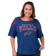 Buffalo Bills G-III 4Her by Carl Banks Women's Plus Size Linebacker T-Shirt - Royal - NFL