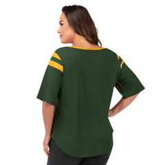 Green Bay Packers G-III 4Her by Carl Banks Women's Plus Size Linebacker T-Shirt - Green - NFL