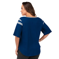 Indianapolis Colts G-III 4Her by Carl Banks Women's Plus Size Linebacker T-Shirt - Royal - NFL