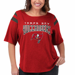 Tampa Bay Buccaneers G-III 4Her by Carl Banks Women's Plus Size Linebacker T-Shirt - Red - NFL