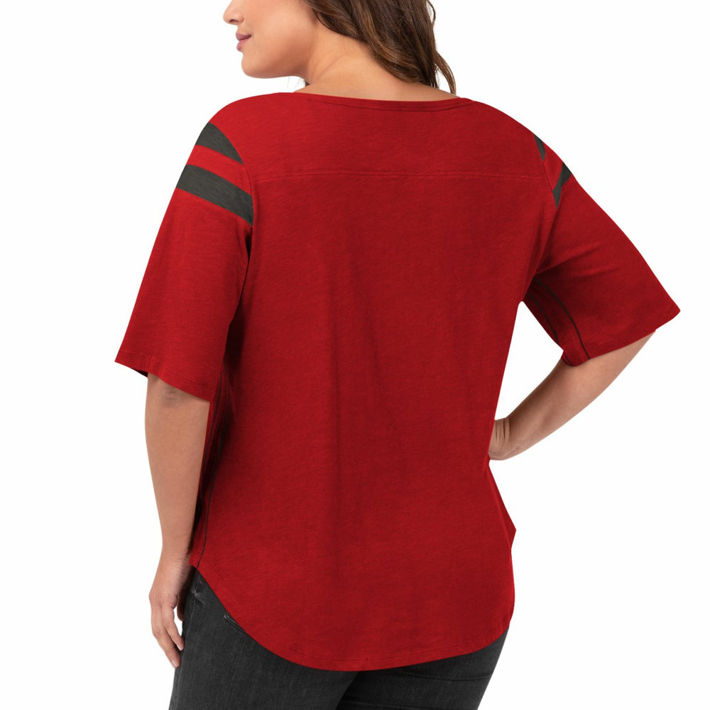 Tampa Bay Buccaneers G-III 4Her by Carl Banks Women's Plus Size Linebacker T-Shirt - Red - NFL