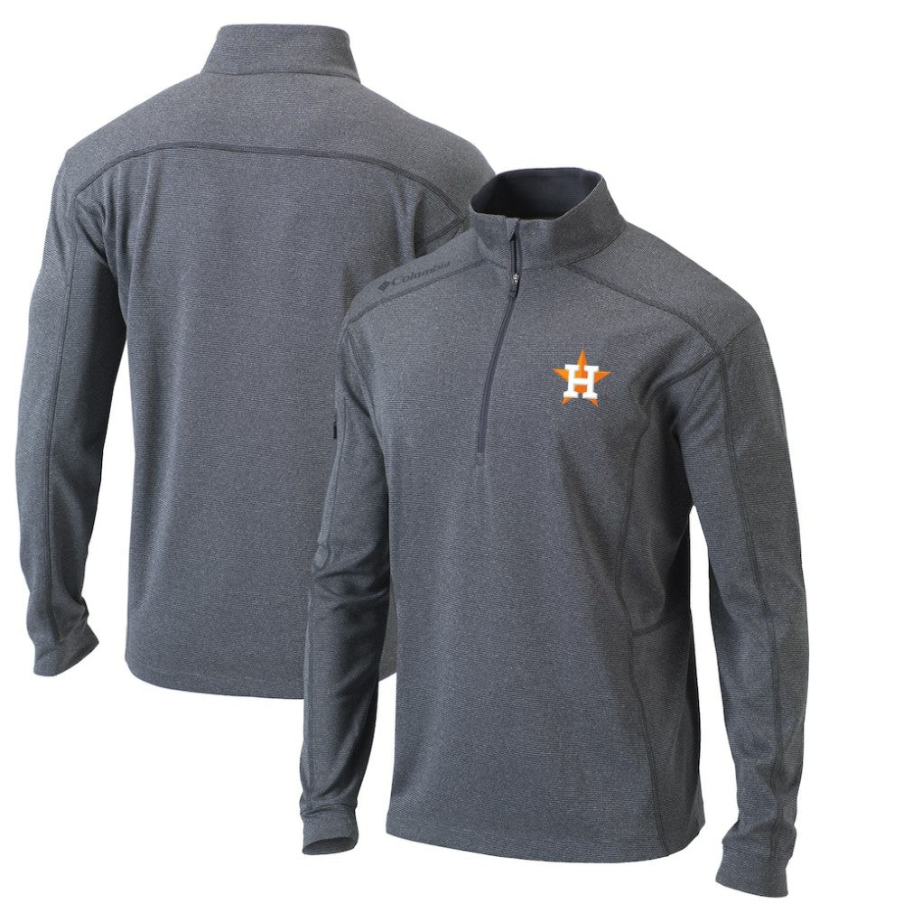 Houston Astros Columbia Omni-Wick Shotgun Quarter-Zip Pullover Top Outlet
