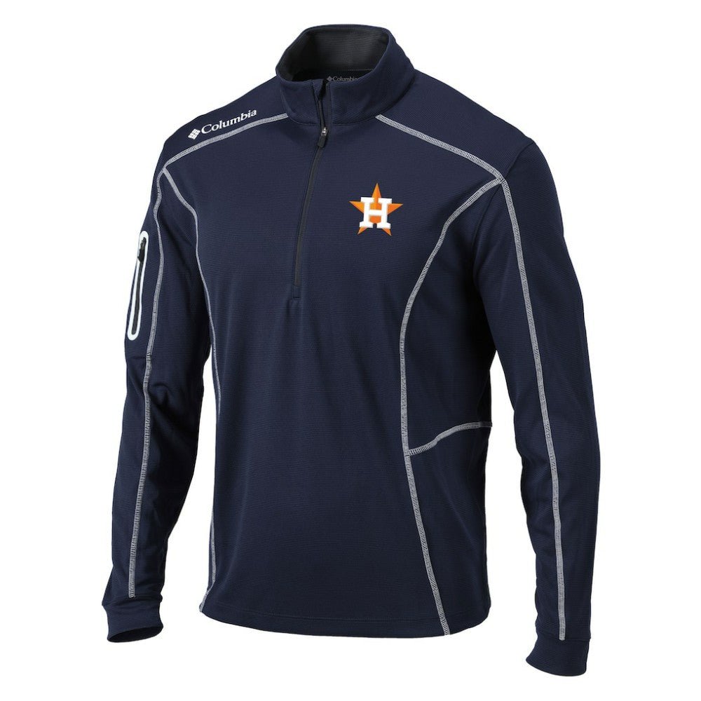 Houston Astros Columbia Omni-Wick Shotgun Quarter-Zip Pullover Top Outlet