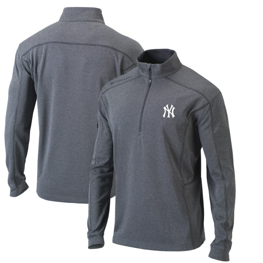 New York Yankees Columbia Omni-Wick Shotgun Quarter-Zip Pullover Top for sale