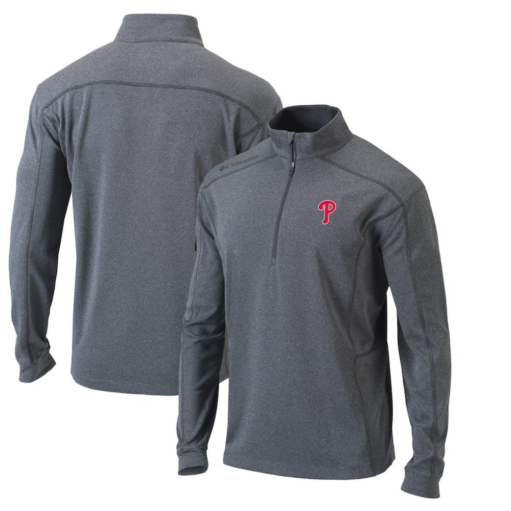 Philadelphia Phillies Columbia Omni-Wick Shotgun Quarter-Zip Pullover Top Outlet