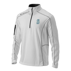 Seattle Mariners Columbia Omni-Wick Shotgun Quarter-Zip Pullover Top Discount