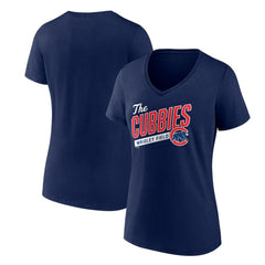 Chicago Cubs Women's Hometown Collection Those Cubbies V-Neck T-Shirt Outlet