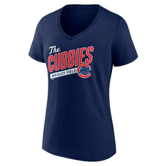 Chicago Cubs Women's Hometown Collection Those Cubbies V-Neck T-Shirt Outlet