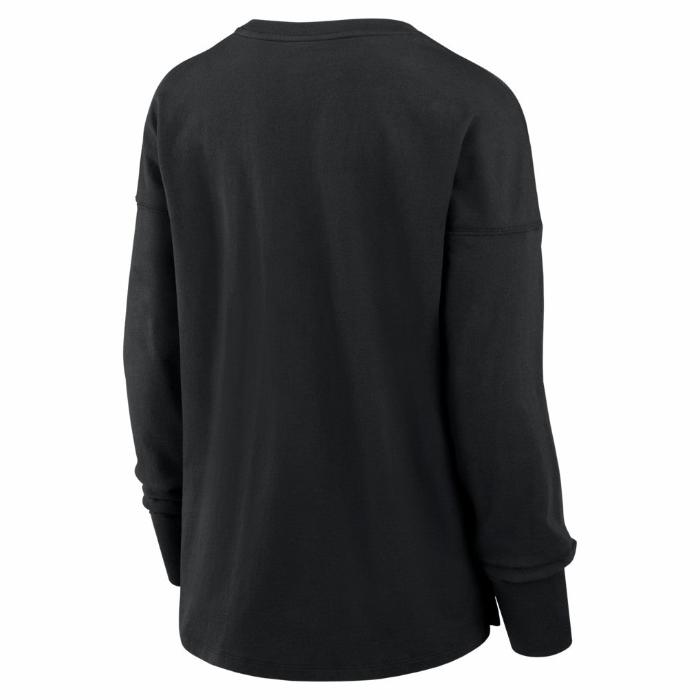 Green Bay Packers Women's Essential Long Sleeve T-Shirt - Black - Fanatics