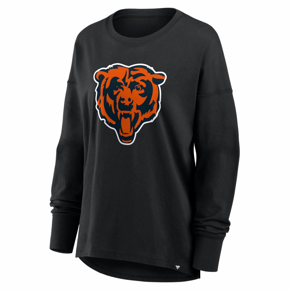 Chicago Bears Women's Essential Long Sleeve T-Shirt - Black - Fanatics