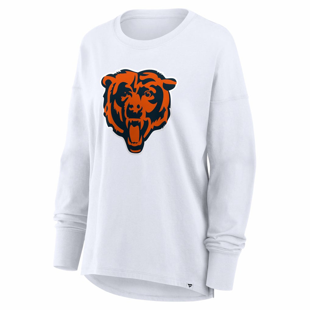 Chicago Bears Women's Essential Long Sleeve T-Shirt - White - Fanatics