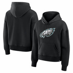 Philadelphia Eagles Women's Essential Legacy Hoodie - Black - Fanatics