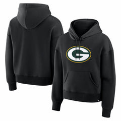 Green Bay Packers Women's Essential Legacy Hoodie - Black - Fanatics