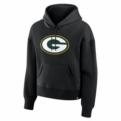 Green Bay Packers Women's Essential Legacy Hoodie - Black - Fanatics