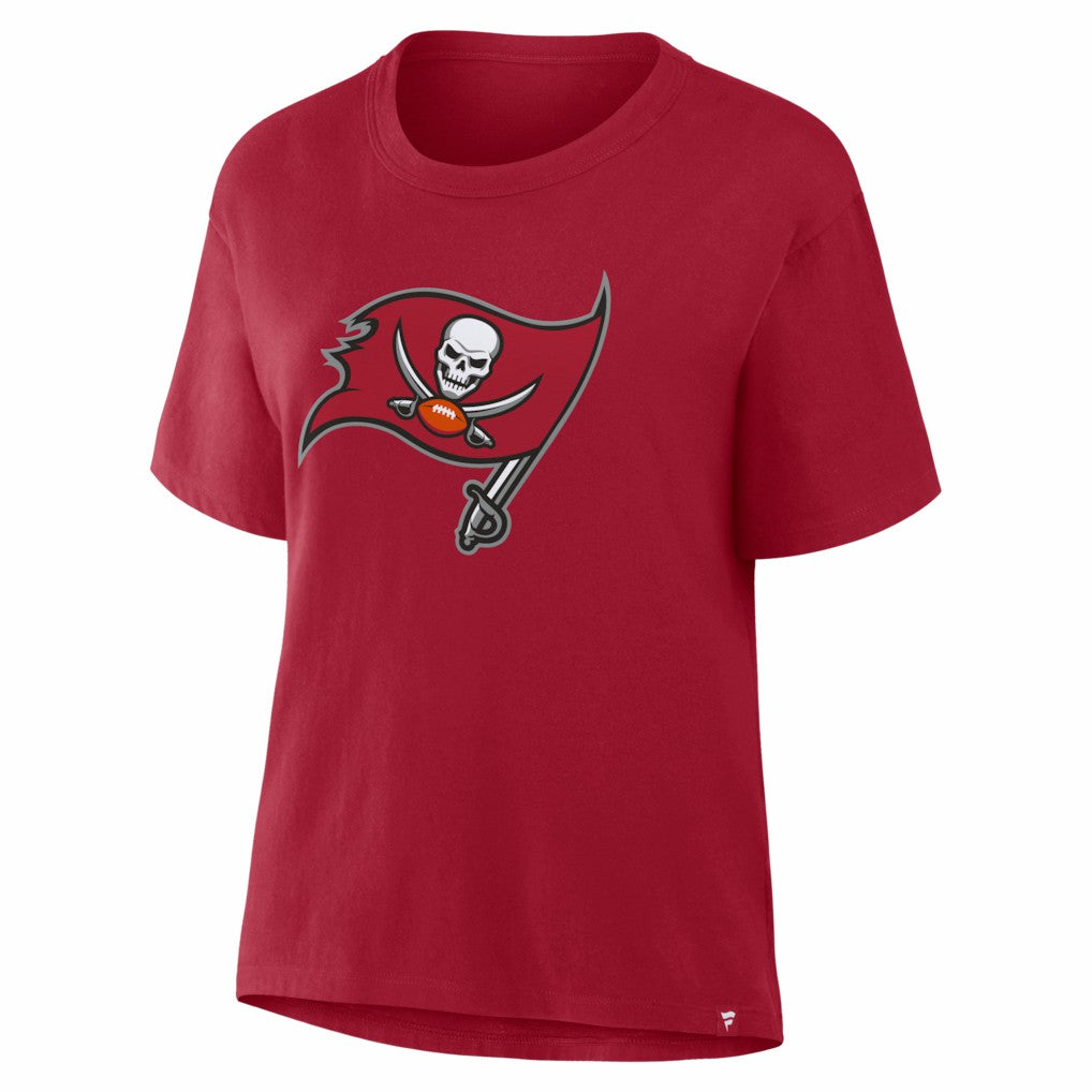 Tampa Bay Buccaneers Women's Essential Legacy T-Shirt - Red - Fanatics