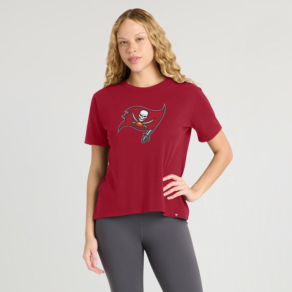 Tampa Bay Buccaneers Women's Essential Legacy T-Shirt - Red - Fanatics