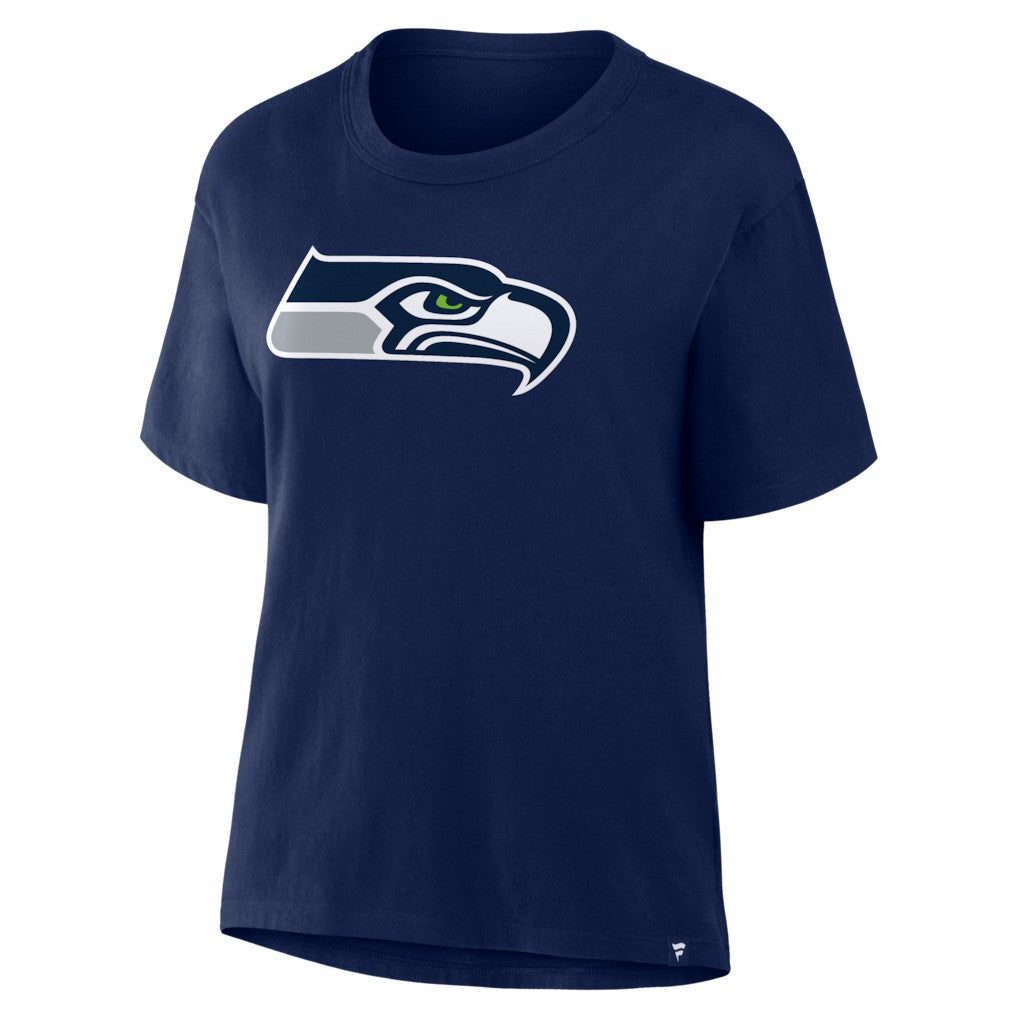 Seattle Seahawks Women's Essential Legacy T-Shirt - College Navy - Fanatics