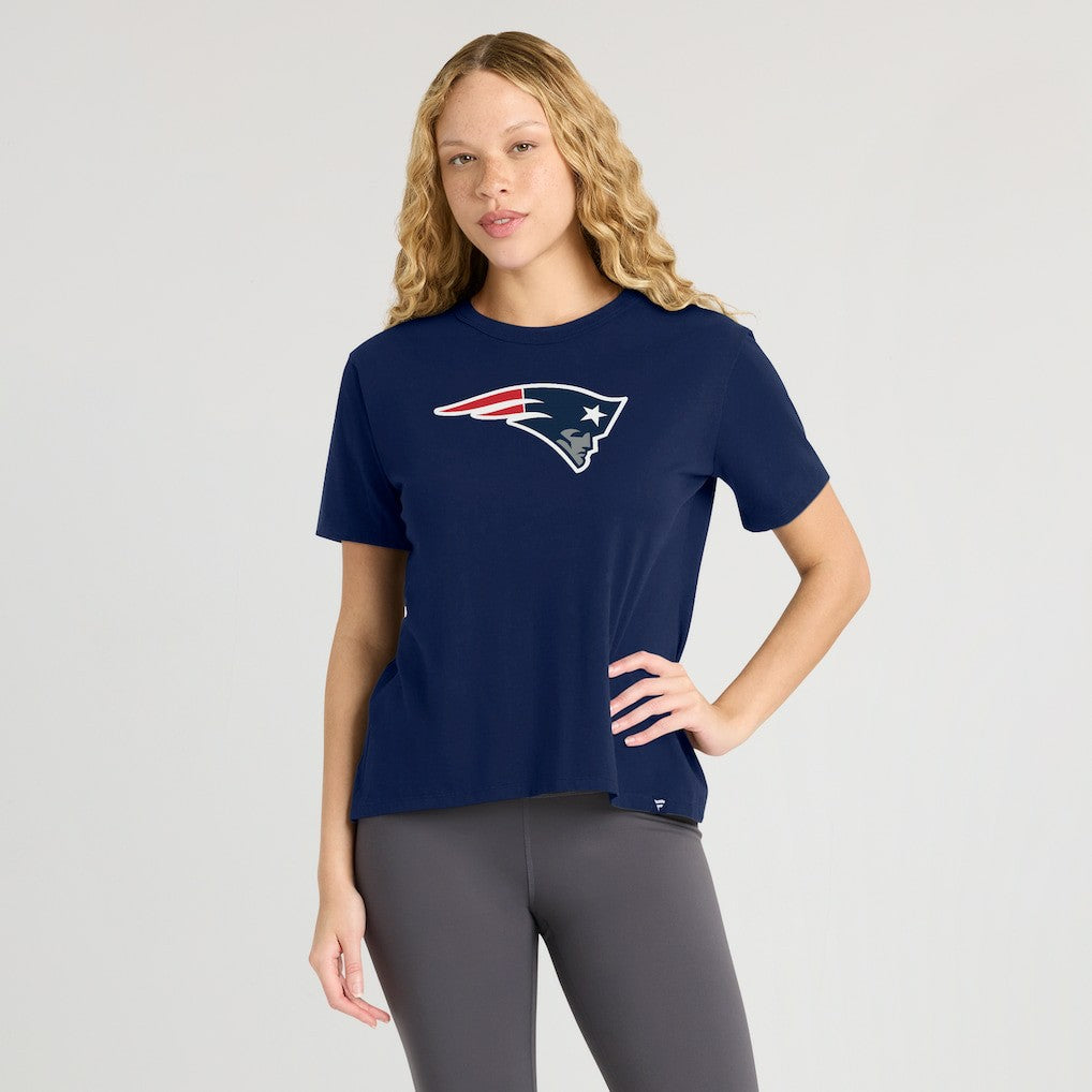 New England Patriots Women's Essential Legacy T-Shirt - Navy - Fanatics