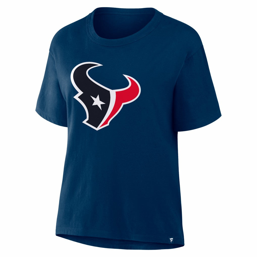 Houston Texans Women's Essential Legacy T-Shirt - Navy - Fanatics