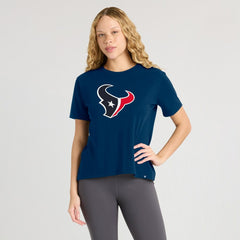Houston Texans Women's Essential Legacy T-Shirt - Navy - Fanatics