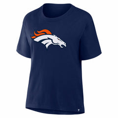 Denver Broncos Women's Essential Legacy T-Shirt - Navy - Fanatics